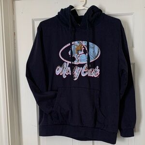 Willow Trails brand pullover hoodie featuring a Mossy Oak themed graphic; Size L